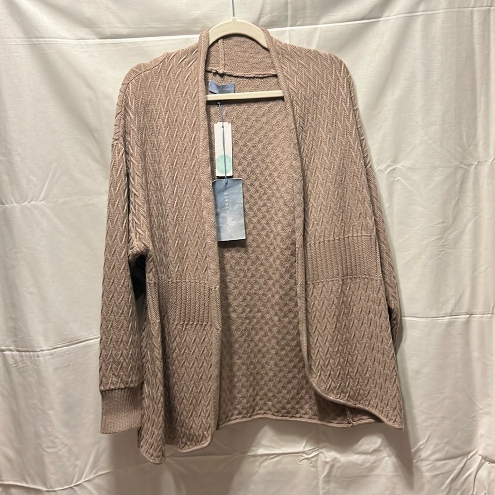 Magnolia Grace Hatch Stitch Cardigan NWT Size 2X